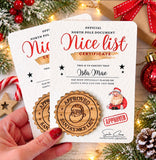 Personalised Santa Approved Medal