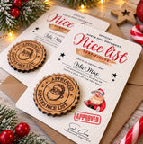 Personalised Santa Approved Medal