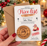 Personalised Santa Approved Medal