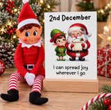 Elf 24 Days of Affirmation Cards