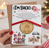 Personalised Elf Arrival Santa Medal