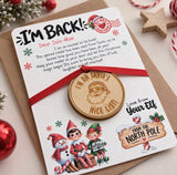 Personalised Elf Arrival Santa Medal