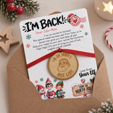 Personalised Elf Arrival Santa Medal