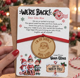 Personalised Elf Arrival Santa Medal
