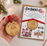 Personalised Elf Arrival Santa Medal