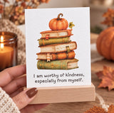 24 Autumnal Affirmation Cards