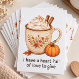 24 Autumnal Affirmation Cards
