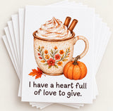 24 Autumnal Affirmation Cards