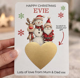 Christmas Surprise Scratch Reveal Card – Concert Gift Reveal