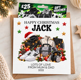 Personalised Christmas Sports Gift Voucher Holder