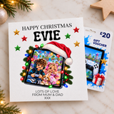 Personalised Christmas Gaming Gift Card Voucher Holder (Ipad Design)