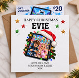 Personalised Christmas Gaming Gift Card Voucher Holder (Ipad Design)