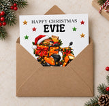 Personalised Christmas Takeway Gift Card Voucher Holder