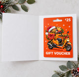 Personalised Christmas Takeway Gift Card Voucher Holder