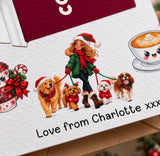 Dog Walker Thanks A Latte Coffee Voucher Holder