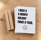 Funny Work Office Desktop Affirmation Cards