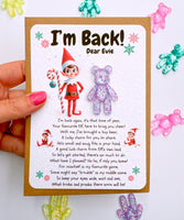 Elf Arrival Pocket Bear - Personalised