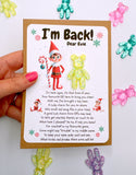 Elf Arrival Pocket Bear - Personalised