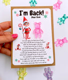 Elf Arrival Pocket Bear - Personalised