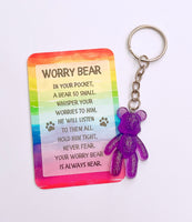 Worry Bear Keyrings