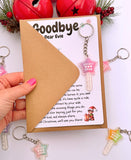 Elf Goodbye Lucky Star Keyring