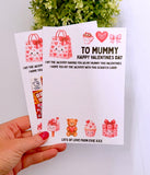 Mummy Valentines Scratch Card Holder
