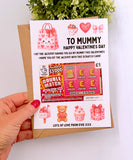 Mummy Valentines Scratch Card Holder