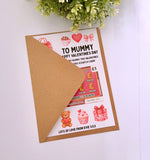 Mummy Valentines Scratch Card Holder