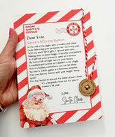 Personalised Santa's Lost Button