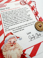 Personalised Santa's Lost Button