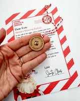 Personalised Santa's Lost Button