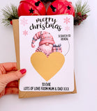 Christmas Scratch Reveal Surprise Gift Cards