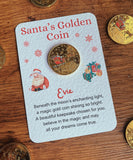 Personalised Santa Gold Coin