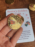 Personalised Santa Gold Coin