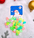 Glow in the Dark Santa Stones