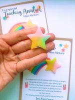 Personalised Thank You Teacher Lucky Pocket Star