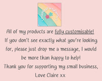 Personalised Good Luck Exam Lucky Star Keyring