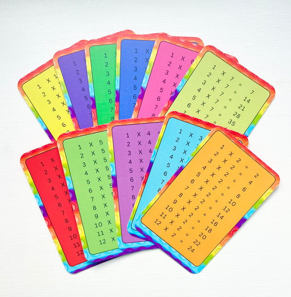 Times Table Flash Cards