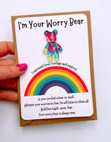 Rainbow Worry Bear