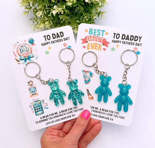 Personalised Fathers Day Me & You Bears