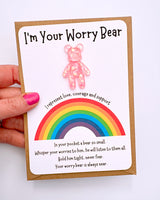 Rainbow Worry Bear