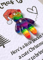 Christmas Bear Pocket Hug