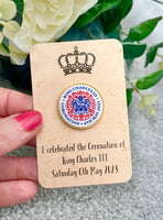 King Charles III Coronation Keepsake Badge