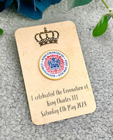 King Charles III Coronation Keepsake Badge