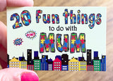 Mum Gift Activity Cards