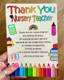 Teacher Rainbow Badge - End Of Year Gift