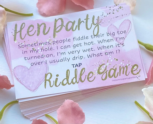 Hen Party Innuendo Riddle Game