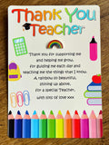 Teacher Rainbow Badge - End Of Year Gift