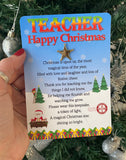 Teacher Star Badge Christmas Gift