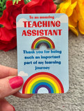 Teacher Rainbow Gift Badge - End Of Year Gift